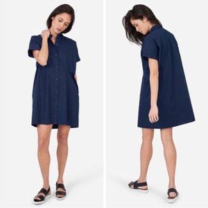 Everlane Poplin Boxy Button-Down Dress